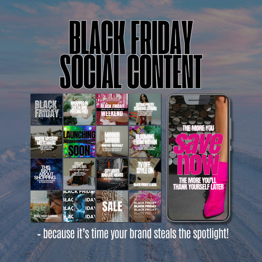 The Ultimate Black Friday Social Media Content Bundle