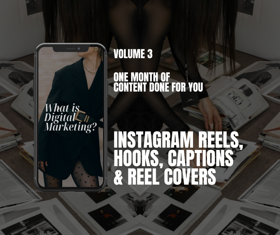 Vol 3. Instagram Reels, Hooks, Captions & Reel Covers