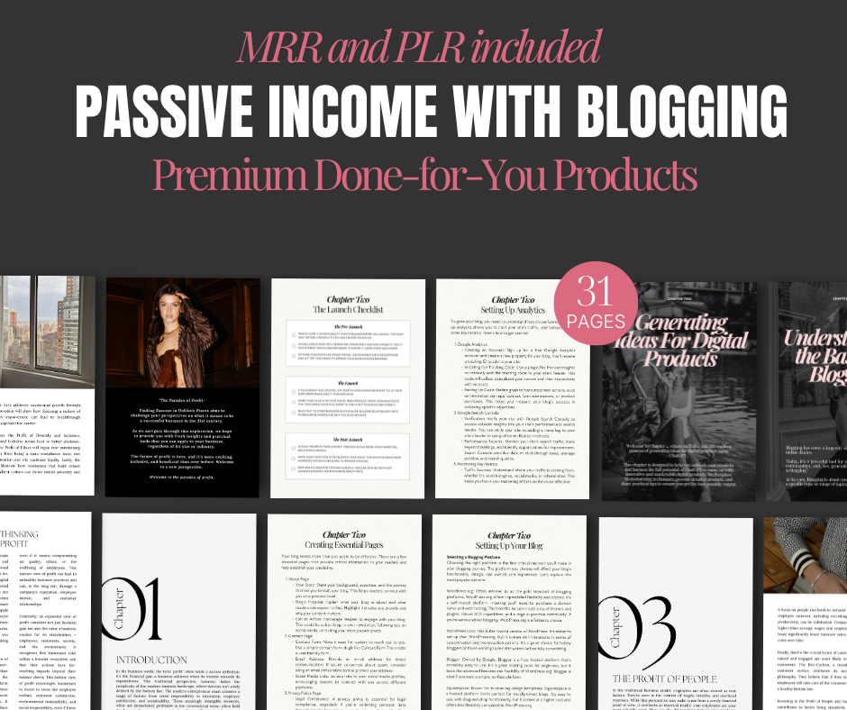 Generate Passive Income With Blogging