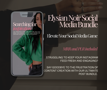 Elysian Noir Social Media Bundle