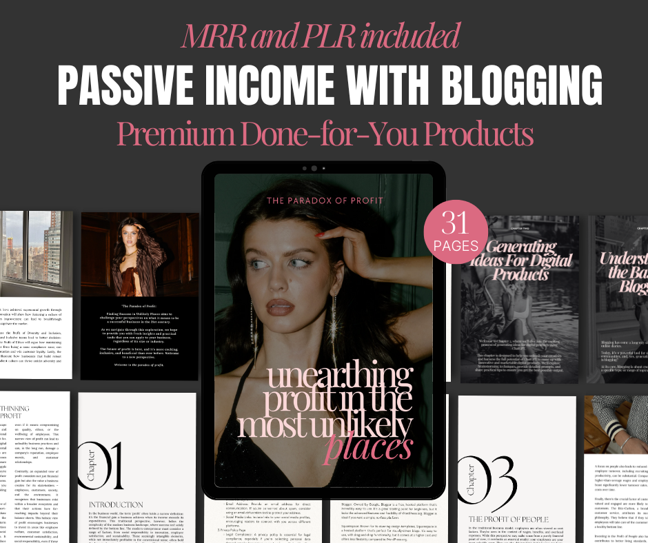 Generate Passive Income With Blogging