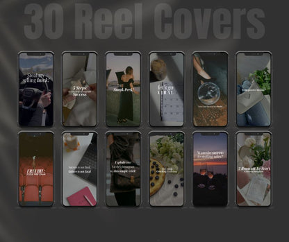 Vol 1. Instagram Reels, Hooks, Captions & Reel Covers