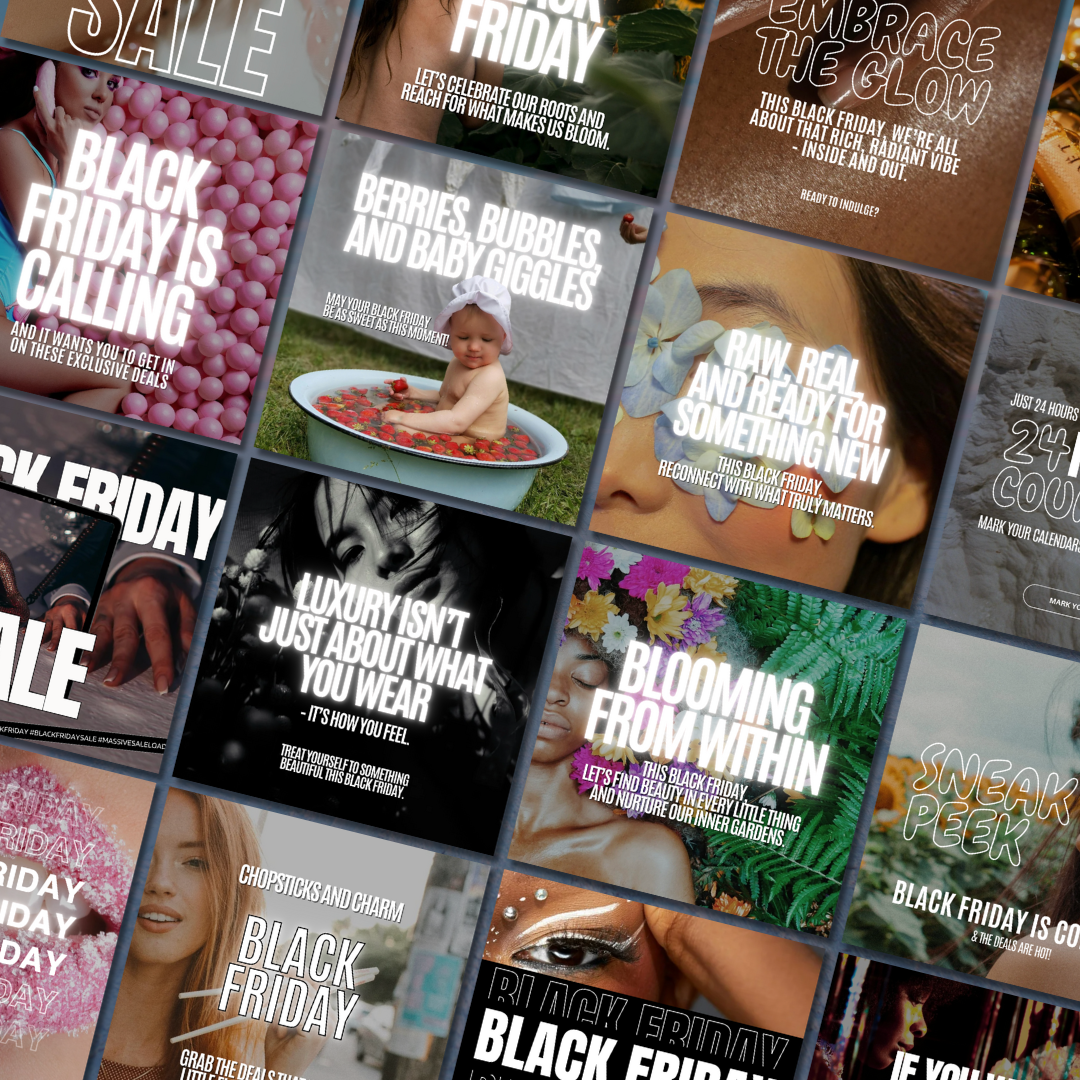 The Ultimate Black Friday Social Media Content Bundle