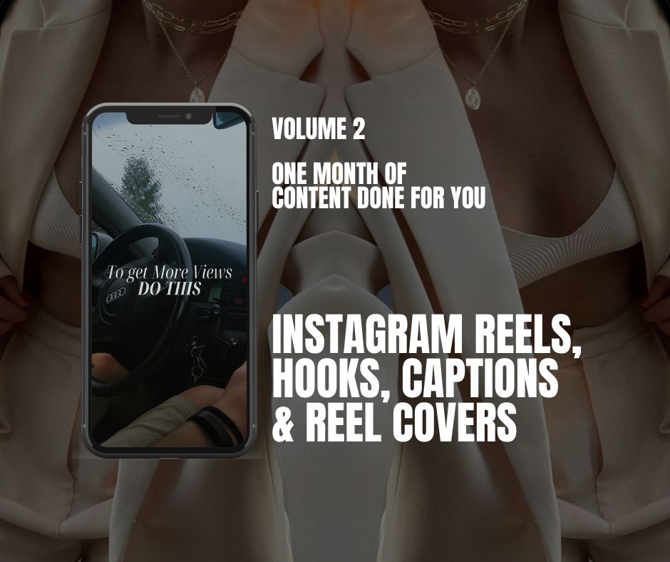 Vol 2. Instagram Reels, Hooks, Captions & Reel Covers